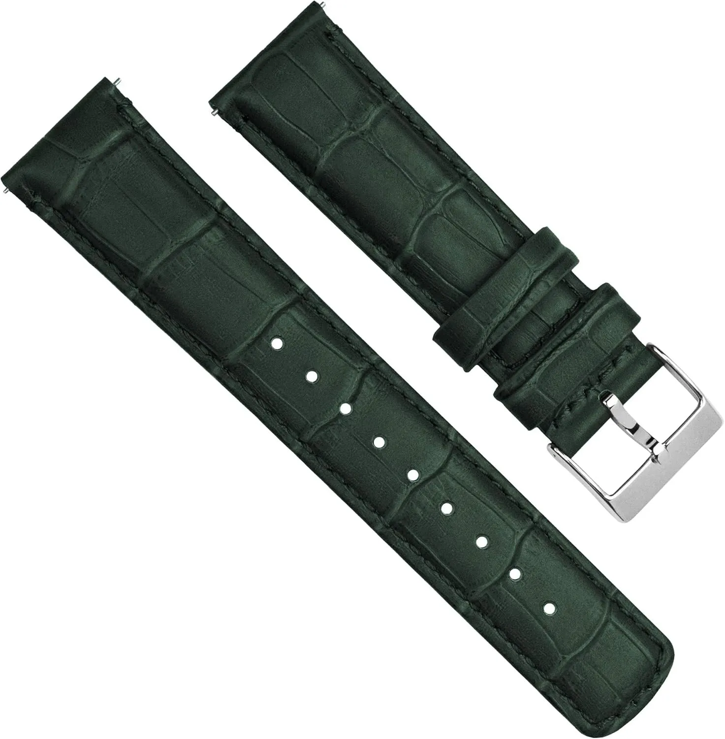 Grain Leather Watch Band Gear lightness chant thigh texture rawhide S3 Classic Frontier Black Alligator 