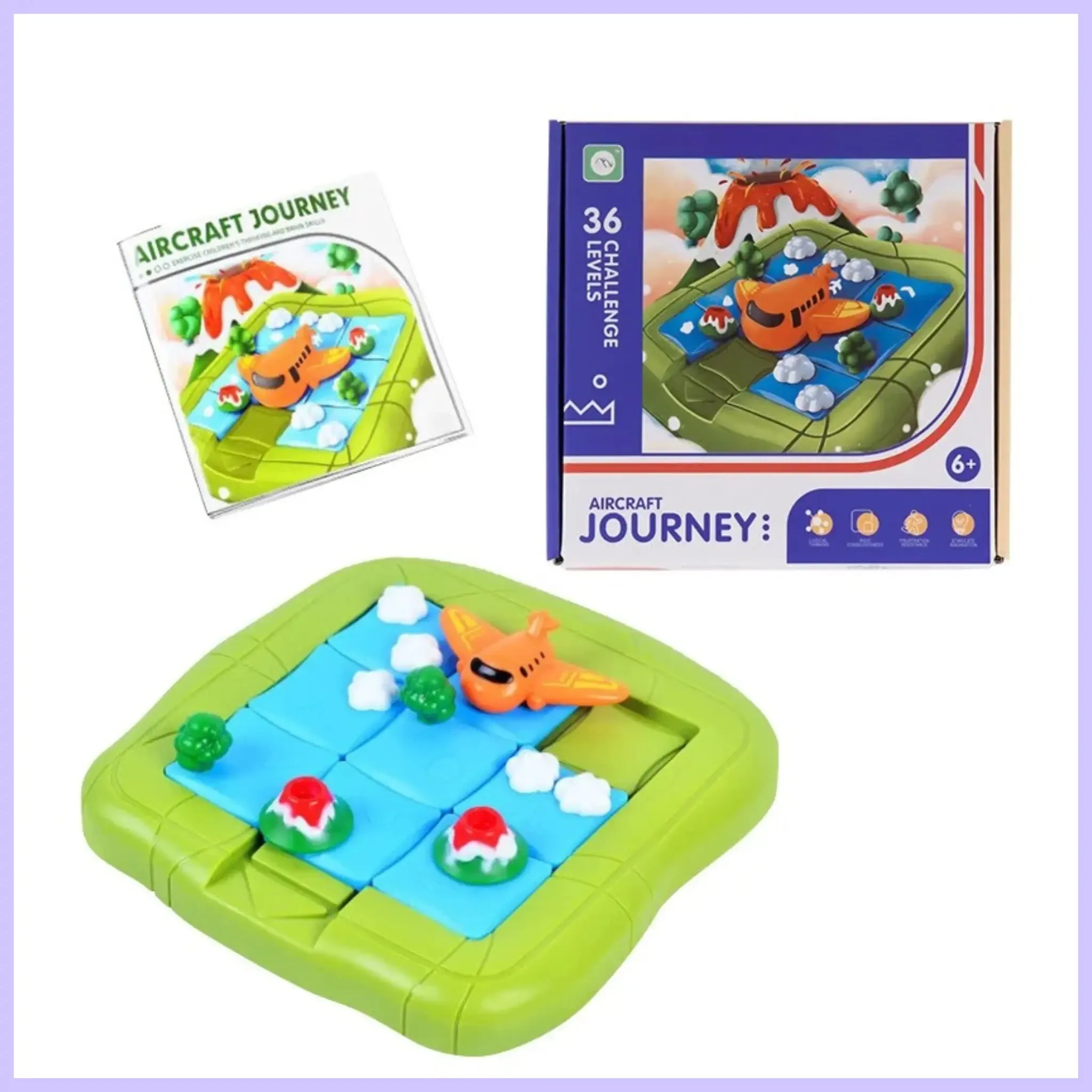 Great Adventures | Kids Travel Activity Toy Pack | Aeroplane edition (Ages 6 )