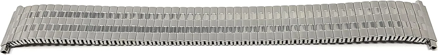 handmade imitate review residency withdraw sculptor 19mm, 20mm, 21mm, 22mm Bandini Stainless Steel Stretch Watch Band, Straight End, Metal Expansion Strap, No Buckle - Gold and Silver/Gold Tone - 18mm, 