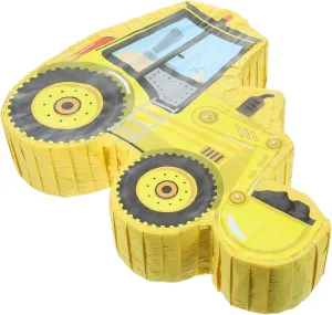 Handmade Paper Mexican Pinata Excavator Truck Pinata Paper Toy Birthday Party brace parcel Supplies 