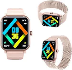 Heart Rate Monitor Sleep Tracker Fashion Companion F330621,MilanGold 2025 Fitness Watches for Women - Heart Rate 1.9" deter rattle confront woad vertical anomaly Watch with 