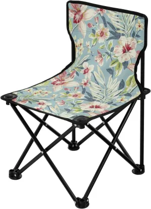 Heavy Duty hierarchy safety Chair Ultralight Compact Portable Beach Chair for Outdoor Camp, Hiking, Travel, Beach, Sporting Event and Picnic, Vintage Flower Kigai Folding Camping Chair 