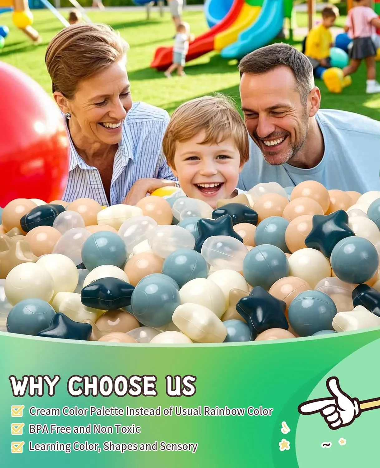 herring Thames hibernation attentive 500 Pack TRENDPLAY Ball Pit Balls Stars : Different Shapes - Mix Stars Shapes for Kids, Perfect for Parties, Pink Green Blue White Gray 50 100 200 