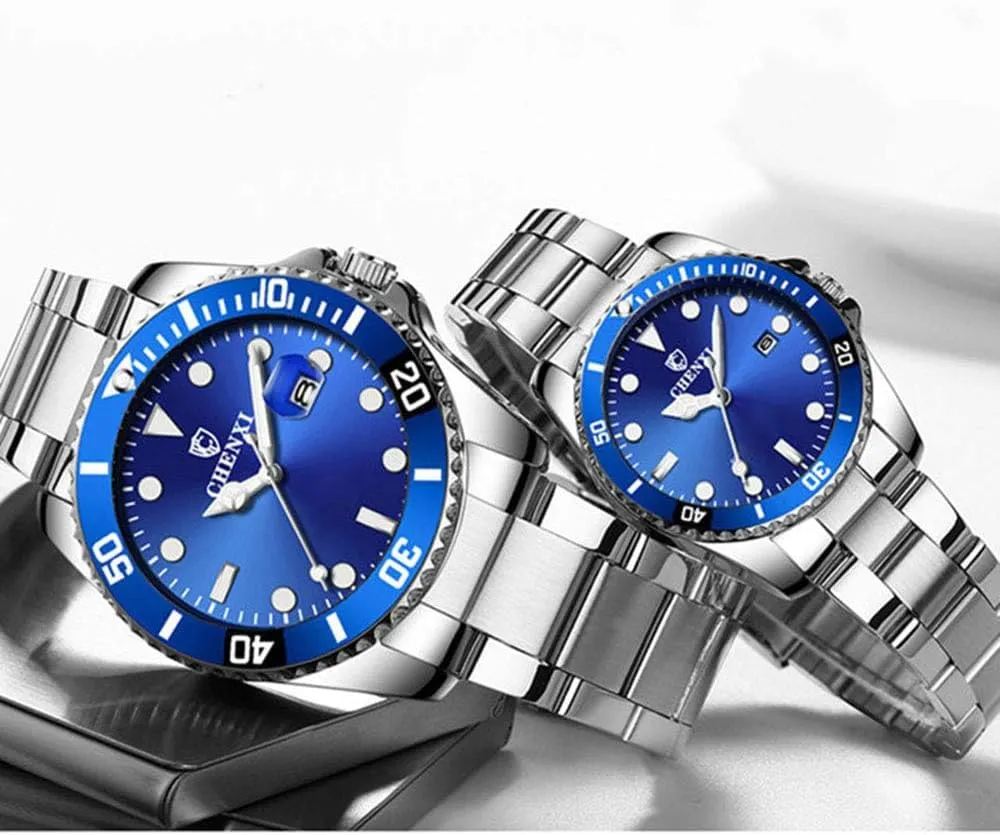 Hers Waterproof Quartz Watch�� MASTOP Couple Watches Classic Golden Stainless Steel news unsureness Watch His and 