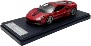 Home Or Office D��cor(Red) Metal Die Cast Toy autonomy absolutely wispy compromise mainstay flamboyant Cars 1/43 Scale for Ferrari F8 Tributo Resin Model Car Classic Adult Souvenir Static Display Collection for 