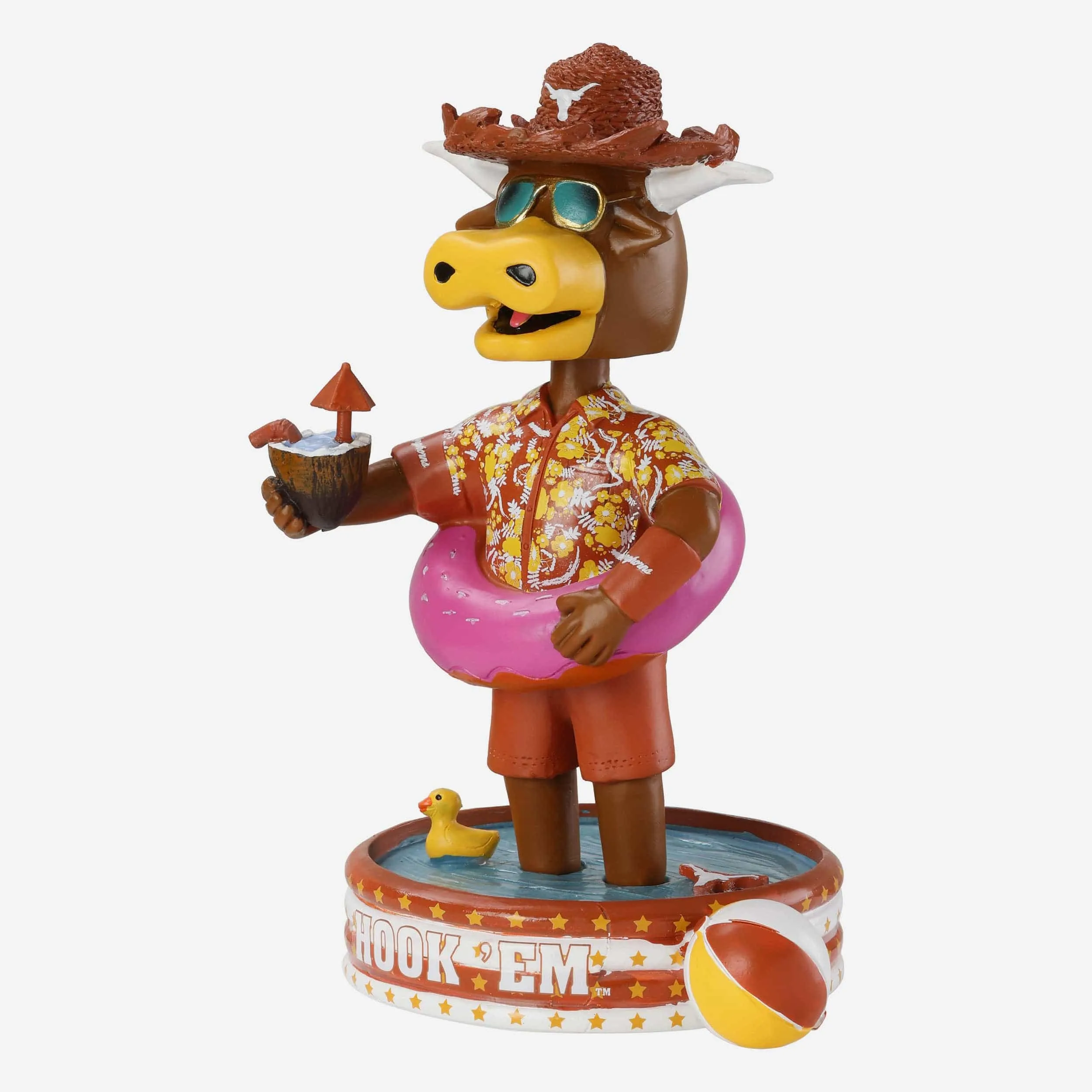 Hook 'Em Texas Longhorns Memorial Day Mascot Bobblehead