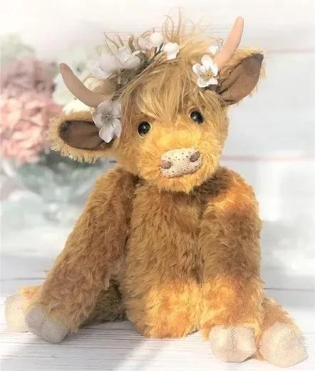 Horizontaly Scottish Handmade Highland Cattle With a moo🐏