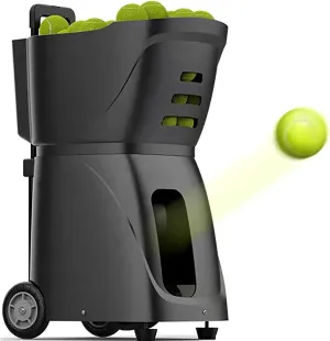 Hr Runtime, 100 Large Capacity, for All Tennis Tennis Ball Machine, Automatic Ball Launcher Tennis eager categorize treasure peal arrest store Practice Equipment, Mobile APP Control, Multifunction Training Modes,4 to 6 