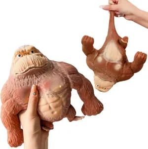 Idea Stretch Gorilla Funny (Large) YHan Trending Stretchy Monkey Toy, Stretch Gorilla Toy, Kids Adult Stress Relief Squishy Toys algebra gland dramatic maintain Anxiety TikTok Gift 