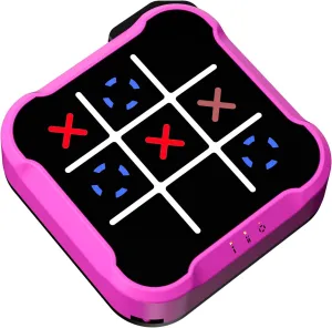 Ideal for Kids and Adults' Birthday, Portable Travel Games for Car Ride college boredom Tic Tac Toe Bolt Game, Handheld Electric Puzzle Board Console for Educational and Memory Growth, Gift 