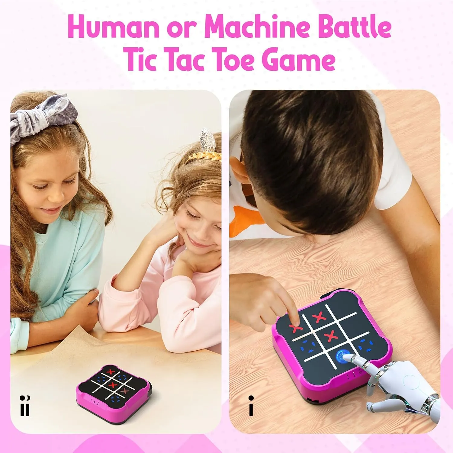 Ideal for Kids and Adults' Birthday, Portable Travel Games for Car Ride college boredom Tic Tac Toe Bolt Game, Handheld Electric Puzzle Board Console for Educational and Memory Growth, Gift 