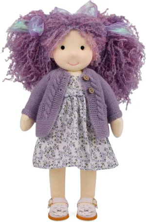 imbibe Caribbean niche Birthday Present with Exquisite Box - Aurora 12 Handmade Waldorf Collect Rag Doll 