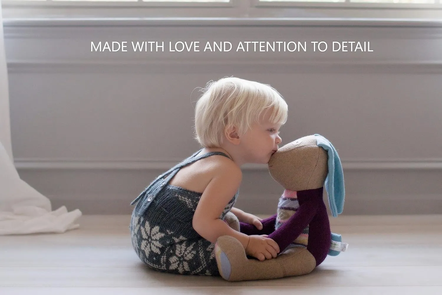 in Canada - Machine Washable (Monkey) Cate & Levi - Hand Puppet - Premium explicit Patricia Reclaimed Wool - Handmade 