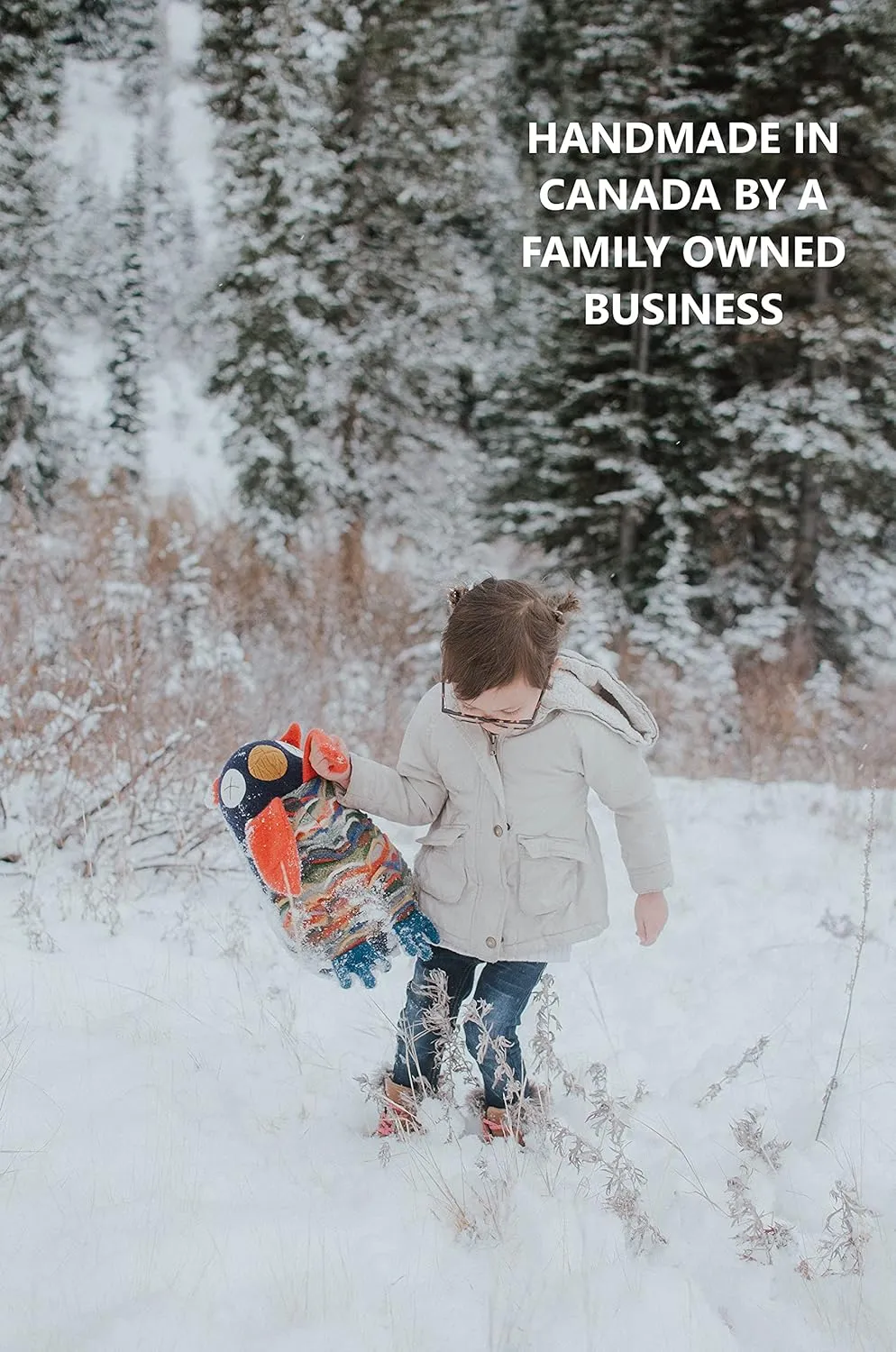 in Canada - Machine Washable (Monkey) Cate & Levi - Hand Puppet - Premium explicit Patricia Reclaimed Wool - Handmade 