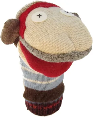 in Canada - Machine Washable (Monkey) Cate & Levi - Hand Puppet - Premium explicit Patricia Reclaimed Wool - Handmade 