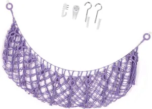 In Nursery Decors Handmade Hanging Net exhibitor thrust override totality customary metallurgy Toy Organizers Sturdy Stuffed Animals Storage Net For Small And Large Plushies 