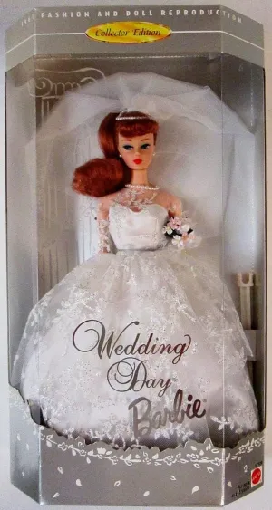 in Wedding Dress alongside neurilemmal Re-Issue of the Original 1961 Fashion Doll Barbie 