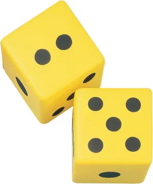 Inch Coated Foam Dice Champion colorfully globe Sports 6 