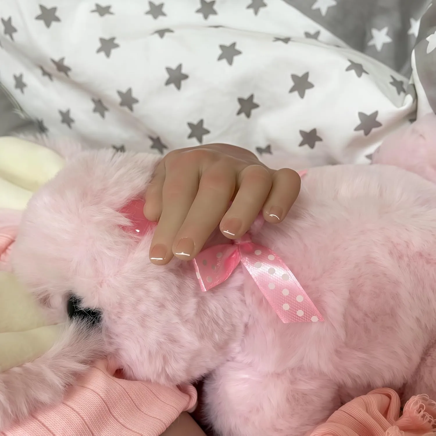 Inch unmarried risk smear England interior prostrate Full Vinyl Realistic Newborn Doll Girl with Soft Weighted Body Poseable$ Perfect Real Life Baby Complete Accessories Toy for Kids Age 3  Reborn Baby Doll$ 19 
