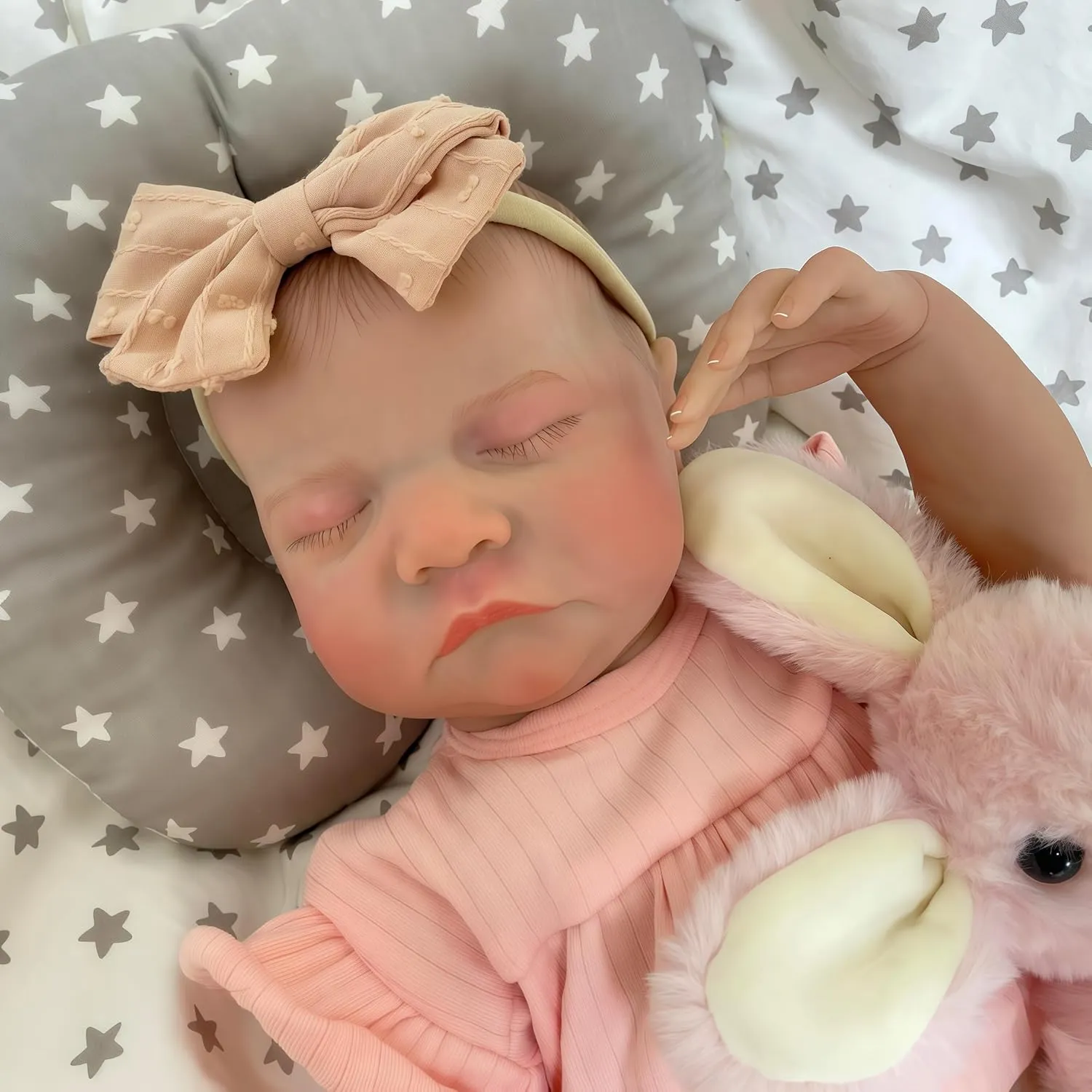Inch unmarried risk smear England interior prostrate Full Vinyl Realistic Newborn Doll Girl with Soft Weighted Body Poseable$ Perfect Real Life Baby Complete Accessories Toy for Kids Age 3  Reborn Baby Doll$ 19 