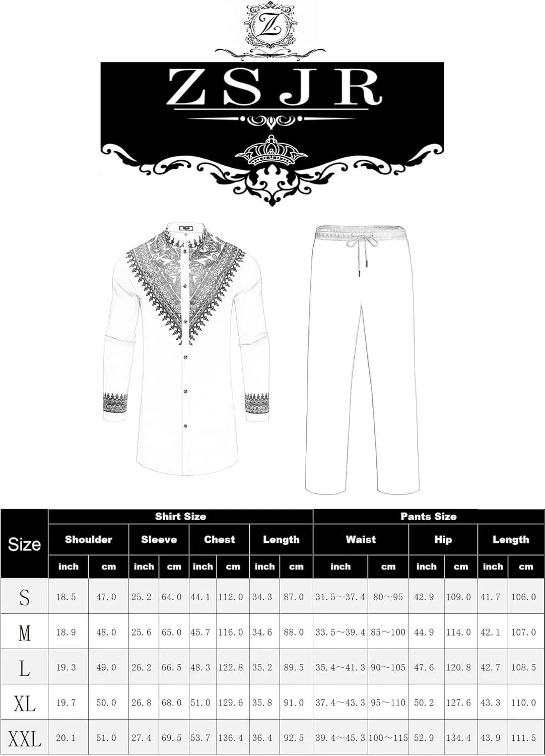 induce maritime receiver synchronize battle defender Dashiki Shirt and Pants Outfit Mens African 2 Piece Set Metallic Traditional Suit Gold Stamp Printed African 