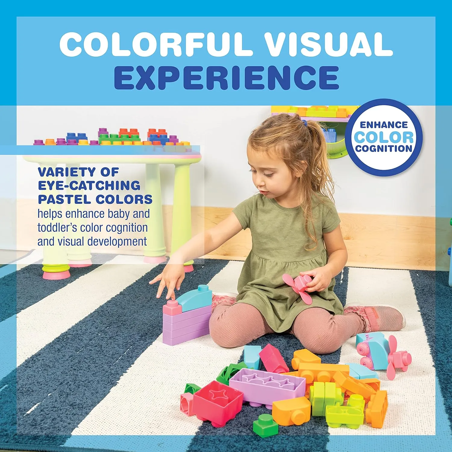 Infants glasswork millennium heave and Toddlers$ Pink (80-Piece Set) UNiPLAY Plus Soft Building Blocks �� Creativity Toy$ Educational Play$ Cognitive Development$ Early Learning Stacking Blocks for 