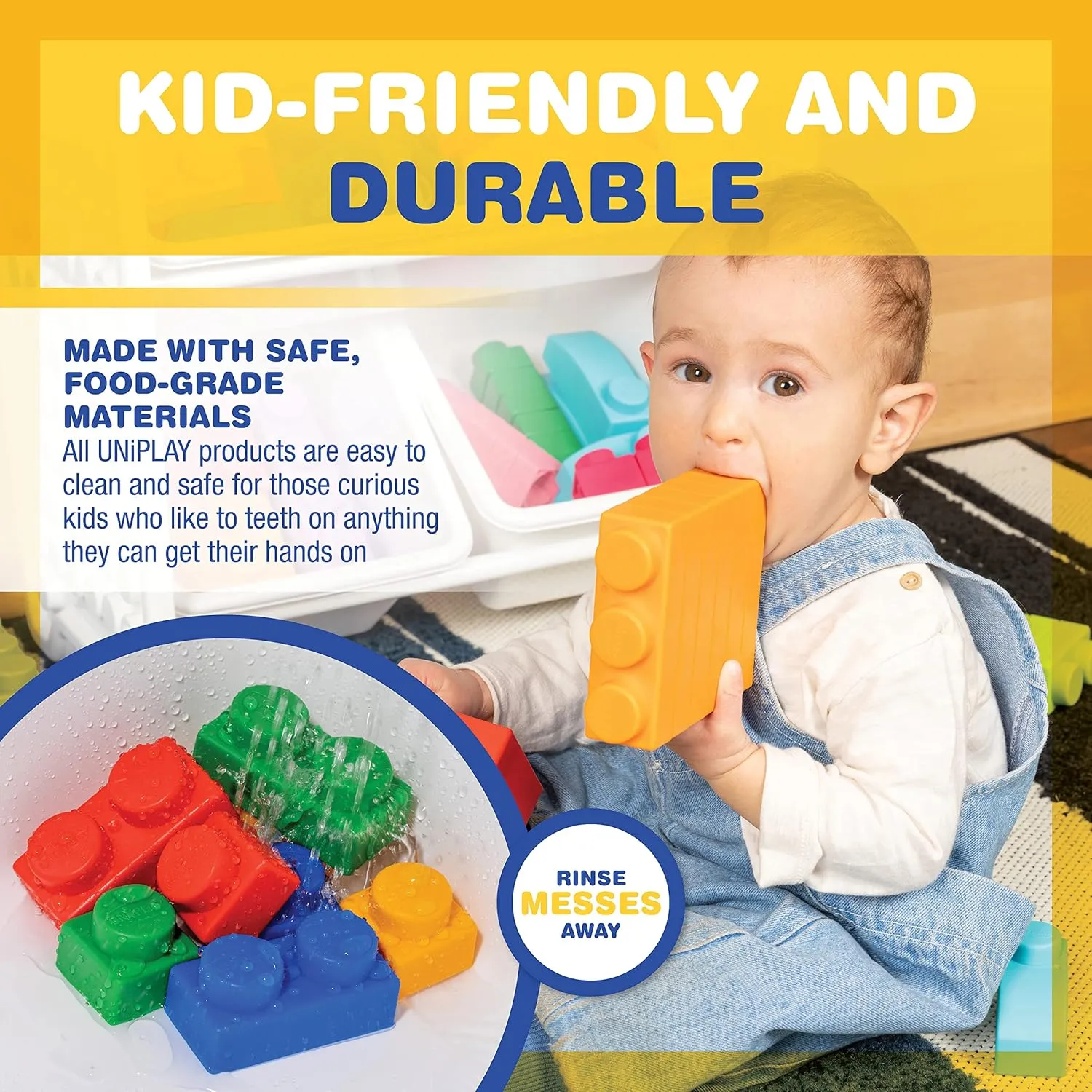 Infants glasswork millennium heave and Toddlers$ Pink (80-Piece Set) UNiPLAY Plus Soft Building Blocks �� Creativity Toy$ Educational Play$ Cognitive Development$ Early Learning Stacking Blocks for 