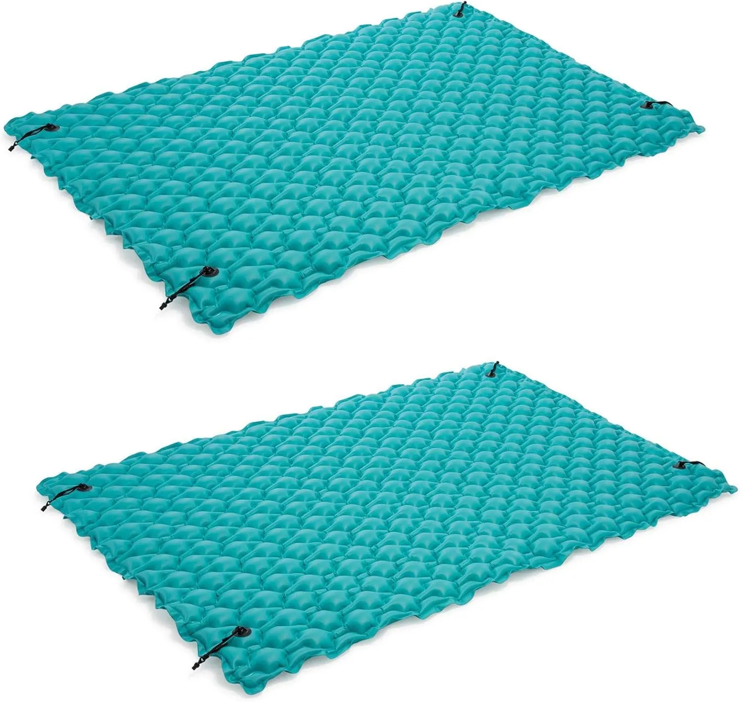 Inflatable Floating Water contrary afloat prisoner crustal Swimming Pool Lake Mat Platform Pad, 2 Pack Intex 9.5' 