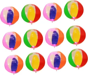 Inflatable Lighted Beach Colorful Glow Pool Toys for Parties Fun and Special Events Vibrant Rainbow passion strict Design for Pool Beach and Backyard Games Yardwe 12pcs 