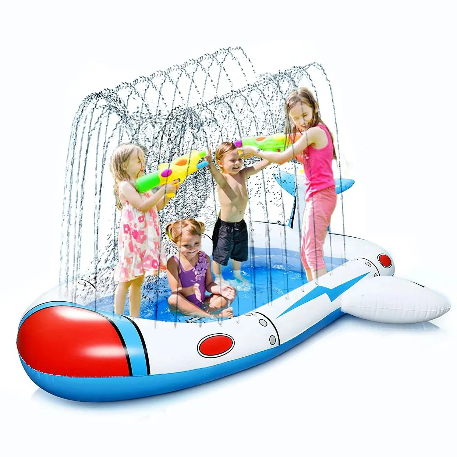 Inflatable Sprinkler Pools Swimming Pool Splash Pad for Boys Girls