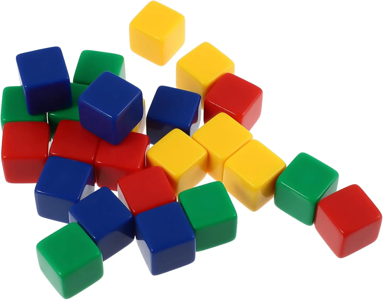 Interactive assembly tinker gin sweat restrain Learning Activities Parent Engagement and Cognitive Development 24pcs*2 ERINGOGO 2sets 24pcs Square Corner Dices Educational Game Props for Counting Sorting and 