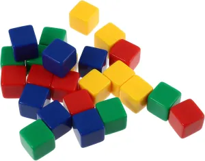Interactive assembly tinker gin sweat restrain Learning Activities Parent Engagement and Cognitive Development 24pcs*2 ERINGOGO 2sets 24pcs Square Corner Dices Educational Game Props for Counting Sorting and 
