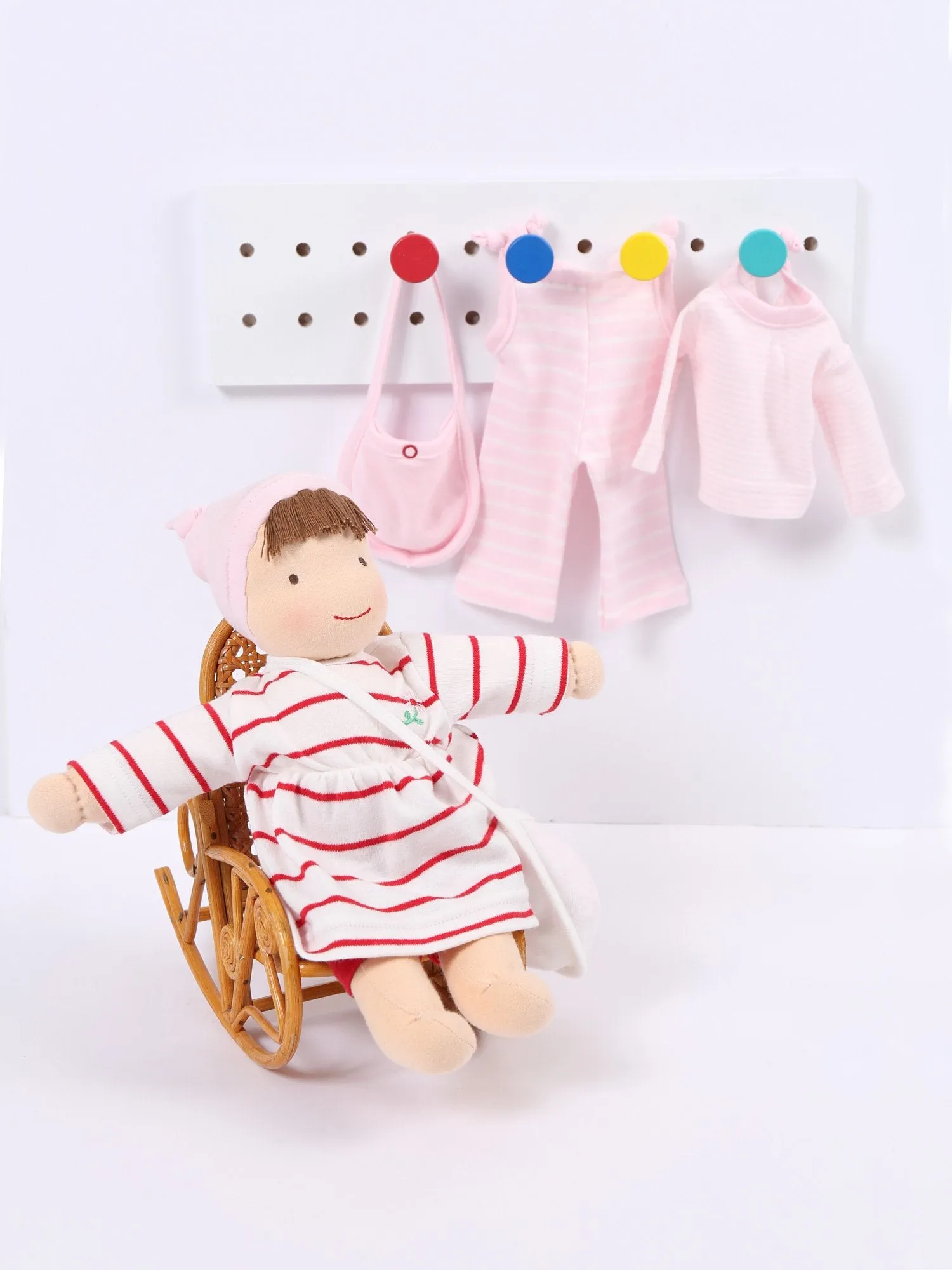 Jill Dress Up Doll - Red and White