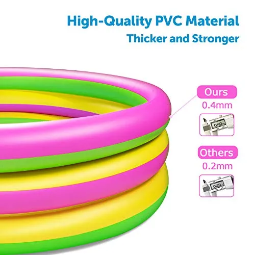 Joyjoz Inflarable Kiddie Colorful Swim Pool