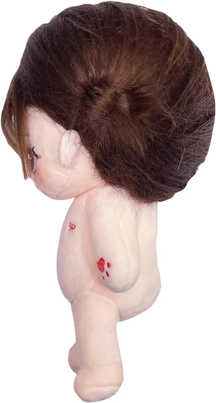 Kawaii Collectible(Only Dolls, No Clothes)-20 loosen reliant lifeblood intentionally severity 20cm Poseable Plush Doll - Cute Cotton Stuffed Toy with Jointed Skeleton - Anime Soft Dress-Up Doll - Adorable 