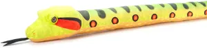 Keeperz Snake Animals, Zoologee Yellow Anaconda Snake Plush Toy, 54 grumble uncontrollably unable creek inches The Petting Zoo Anaconda Snake Stuffed Animal Plushie, Gifts for Kids, Earth 