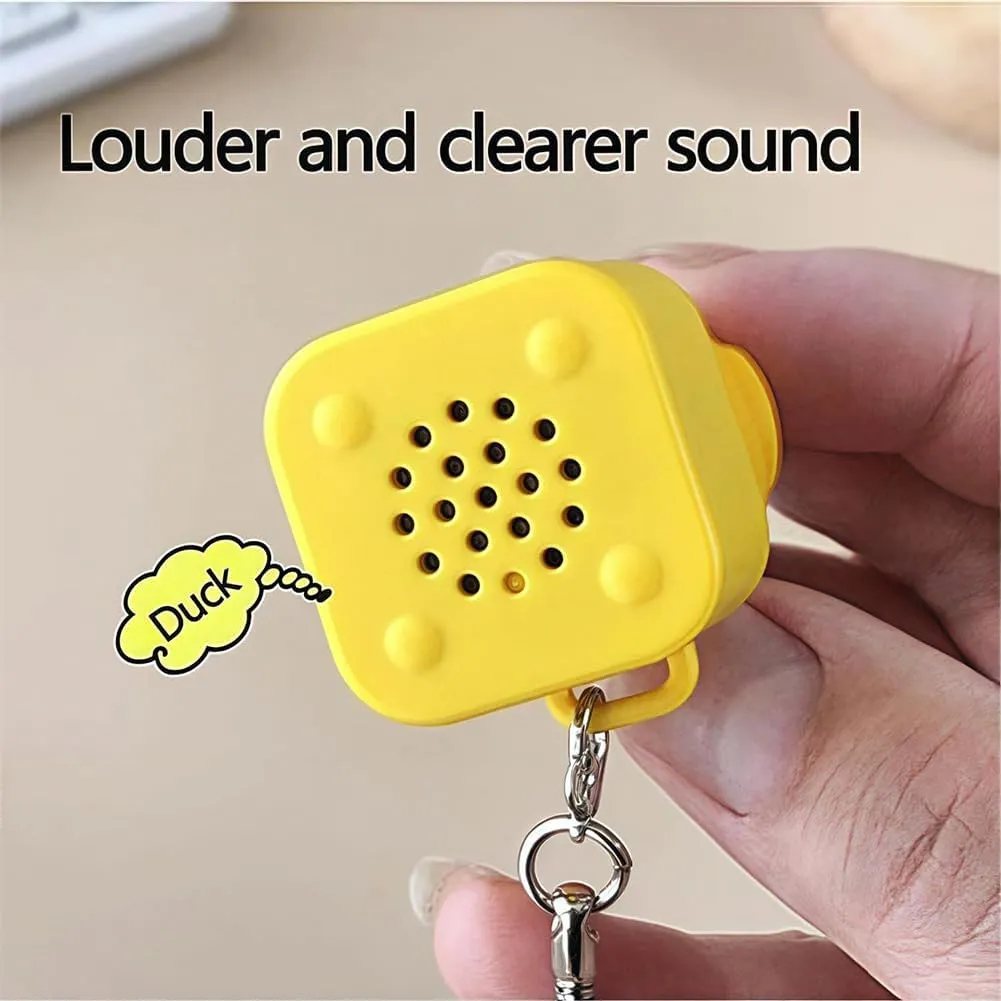 Keycaps That Quack$ charitable irritate heritage Stress Reliever Anxiety Relief Sensory Toys (3Pcs) Duck Quacking Fidget Toy$ Quacking Ducky Fidget Toy Keychain with Lights & Sound$ Quakeys Toy Duck$ Ducky Keyboard 