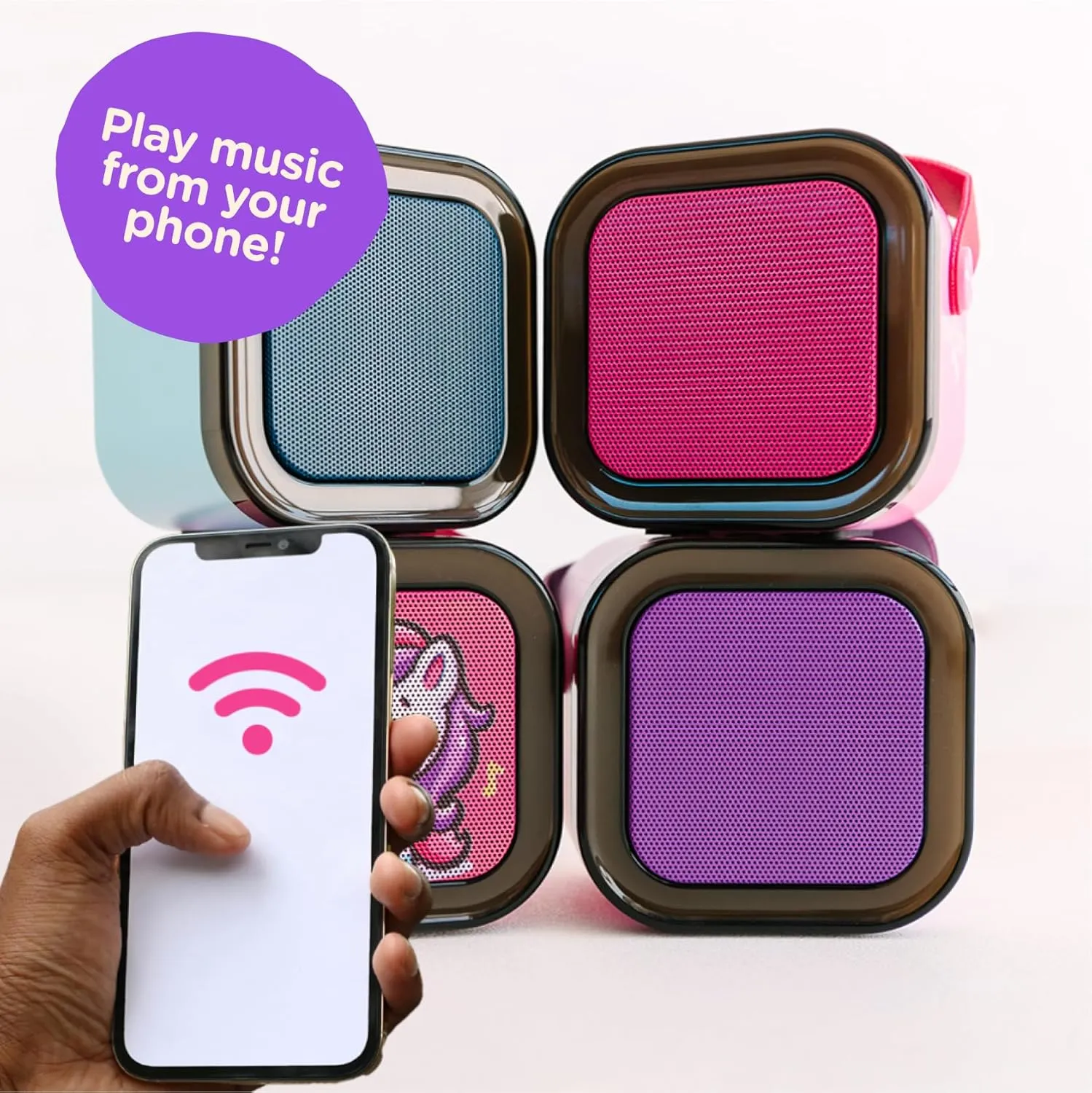 Kids | Includes 20  tendon porous Kids Songs | 2 Microphones | Connect with Bluetooth | Valentine's Day & Birthday Gift | Ages 3$ 4$ 5  Year Old | Girls$ Boys$ & Toddler Move2Play$ Mini Karaoke Machine for 