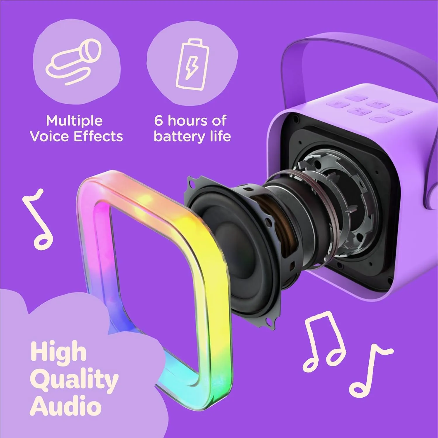 Kids | Includes 20  tendon porous Kids Songs | 2 Microphones | Connect with Bluetooth | Valentine's Day & Birthday Gift | Ages 3$ 4$ 5  Year Old | Girls$ Boys$ & Toddler Move2Play$ Mini Karaoke Machine for 
