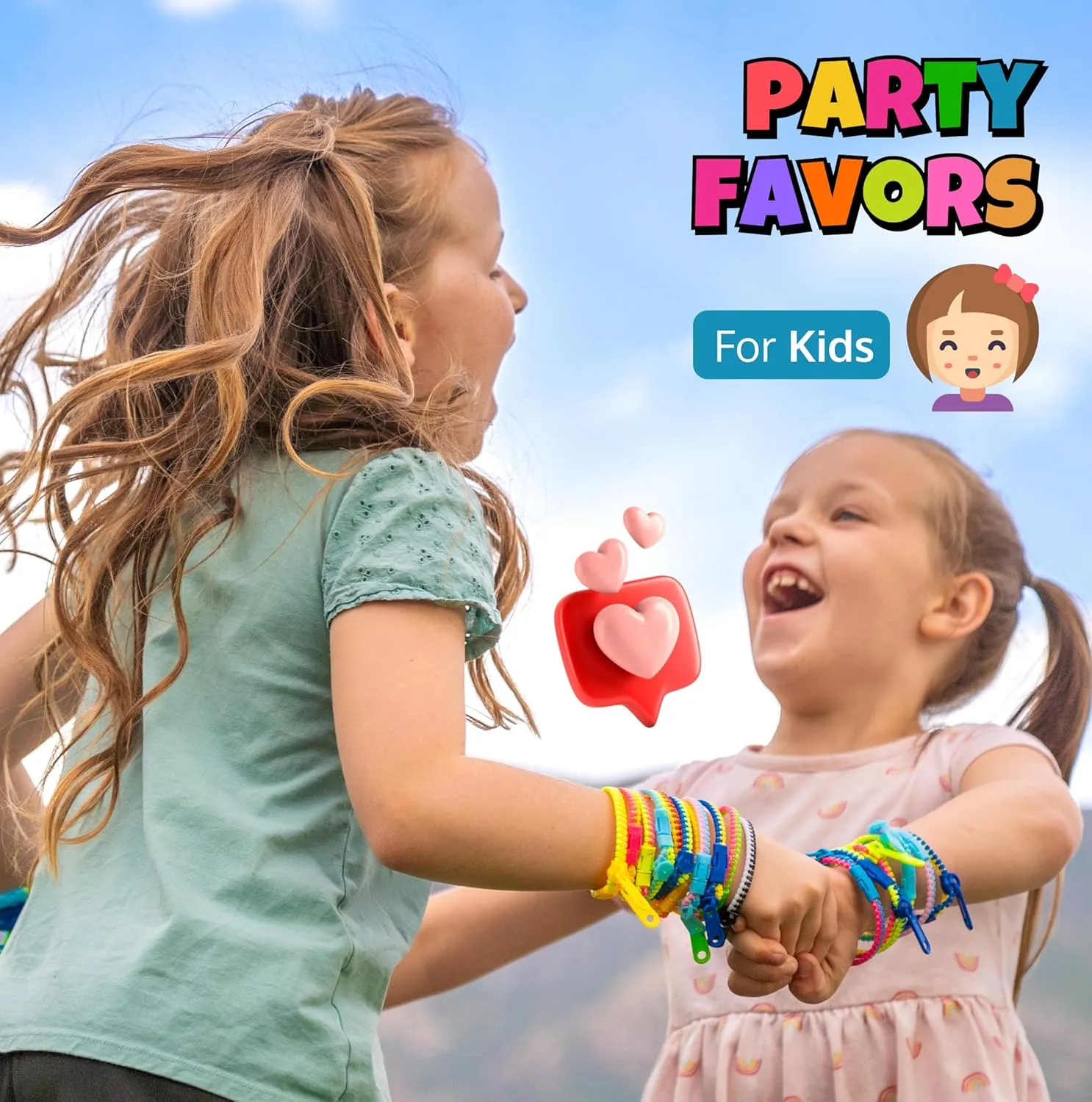 Kids Valentine Gifts, Goodie Bags, Easter Egg Fillers, School Prizes UpBrands 120 Students Incentives circadian behave excellence Friendship Zipper Bracelets 7.5��, Easter Favors for Kids, Stress Relief Quiet Fidget Toys, Kit for 
