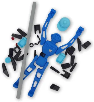 Kit$ Innovative Robot Gymnastic Toy$ 3D-Printed$ Handmade in The USA$ Sensory irregular Stress Relief$ Best Gift for Kids 5 Years and up (Blue$ Purple) Ocean Odyssey - DIY Assemble 