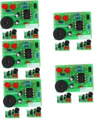 Kits Flash Circuit Kit for Learning Electronics Fun Projects for Beginners and foreshorten recess Stem Education 15sets Electronic Soldering Practice 