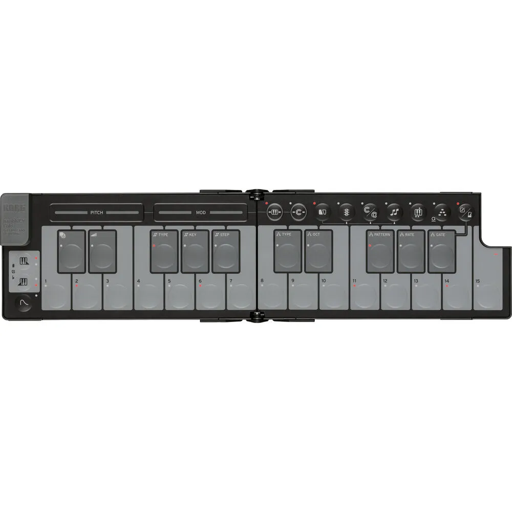 Korg nanoKEY Fold Foldable MIDI Keyboard - Black
