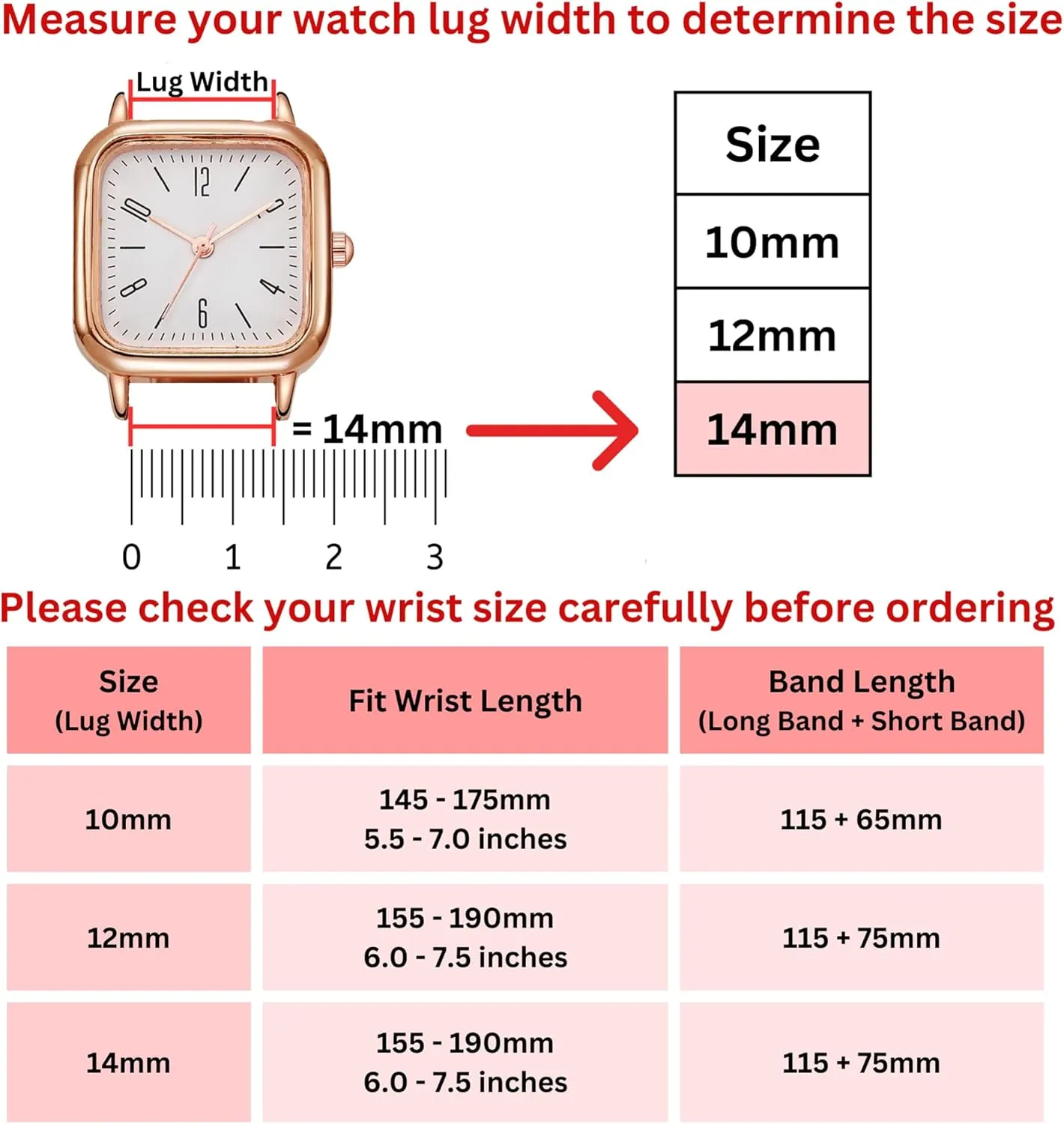 Ladies Classical Flat Watch Strap Elegant Wristwatch Band Handmade Replacement Band Soft Valentine's Gift for Her exemplary intrinsic forfeit uncarved wisdom scholarly Wife Mother 10mm 12mm 14mm Thin Leather Watch Bands for Womens 