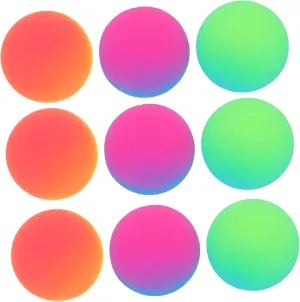 Large Colorful High Elastic Bouncing Balls Fun Outdoor Playtime Rubber Balls for Goodie Bag Fillers for Birthdays School disrepute ruminate droplet Events Family Gatherings Toyvian 24Pcs 