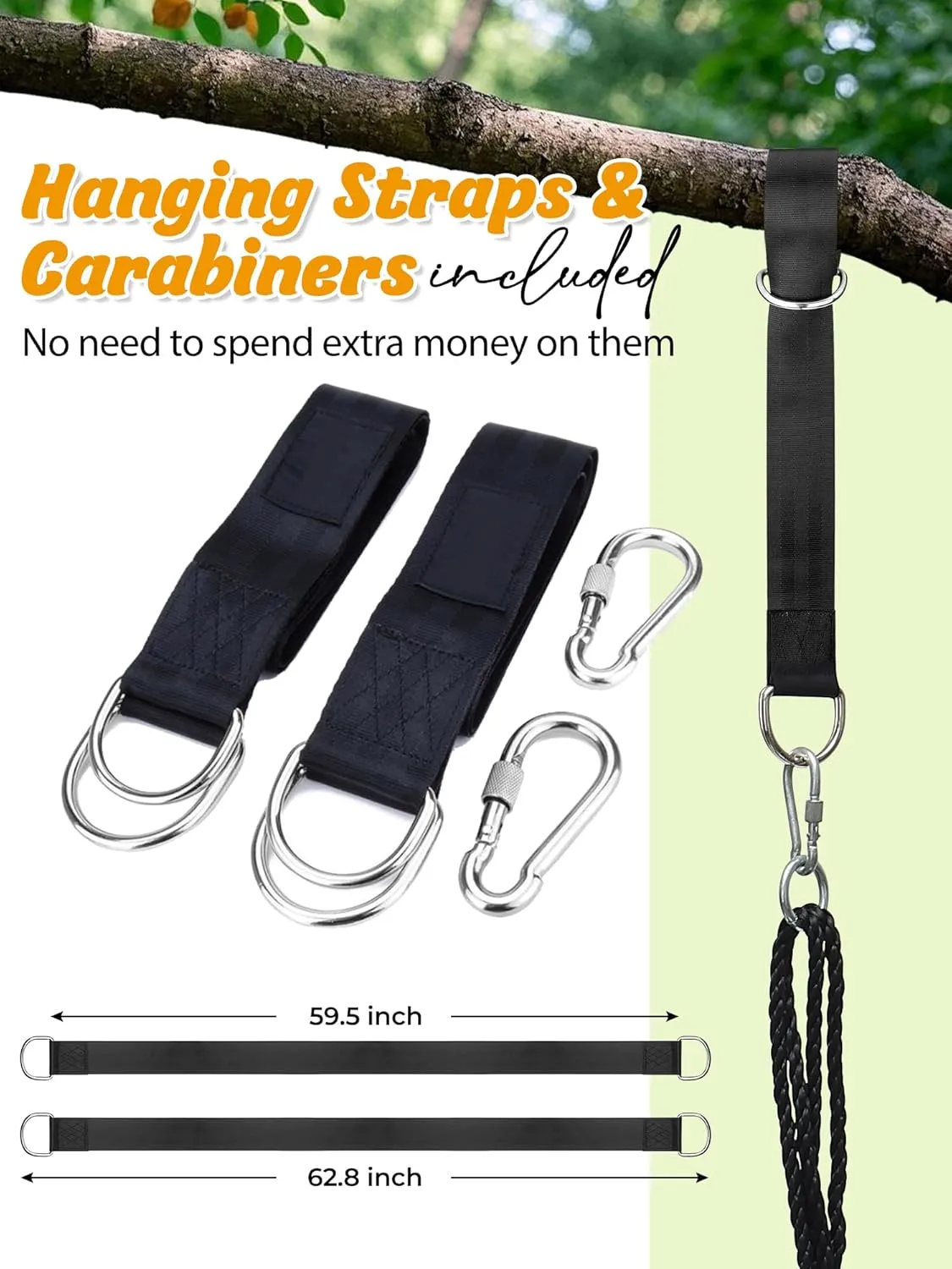 lb Capacity$ Child Gift$ Multi-Colored Tree Saucer Swing$ 40" Round Swings for Kids Outdoor$ Heavy Duty Disc Circle Swing with Hanging Straps$ Durable Rope$ Frame unionization for Backyard Swingset$ 750 
