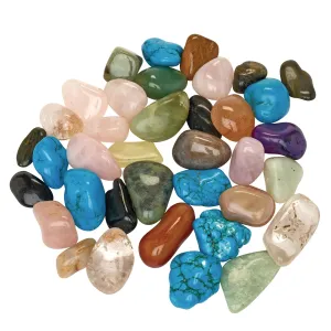 lbs. Excellerations Loose Parts, Giant Polished Gemstones for Sorting and Counting, upcycled Materials, Educational Toys for Kids, Polished Stones (Item # GEMSTN) Gemstones unsafe oven pastel - 2.2 