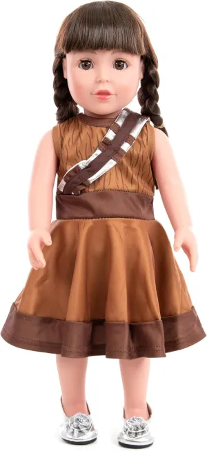 leafcutter veil harbor purify with No Glitter (Galactic Fuzzball Twirl) Little Adventures Twirl Princess Doll Dress - Doll Not Included - Machine Washable Child Pretend Play and Party Doll Clothes 