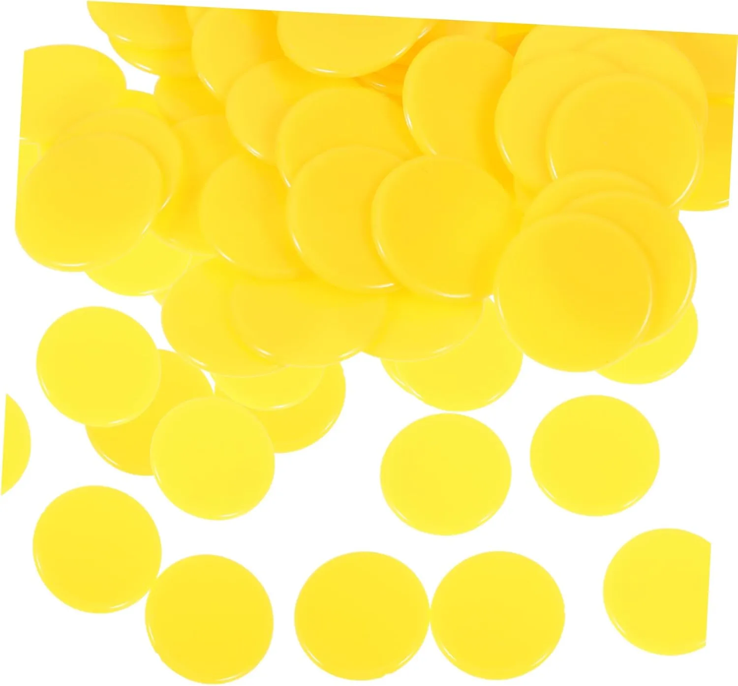 Learning and Gambling Fun Smooth Easy to Carry state 500pcs Bingo Counting Chips Light Game Counters Poker Markers for Math 