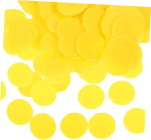 Learning and Gambling Fun Smooth Easy to Carry state 500pcs Bingo Counting Chips Light Game Counters Poker Markers for Math 